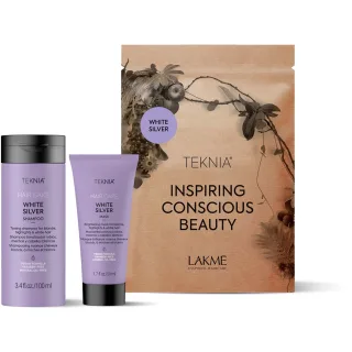 Lakme TEKNIA White Silver Travel