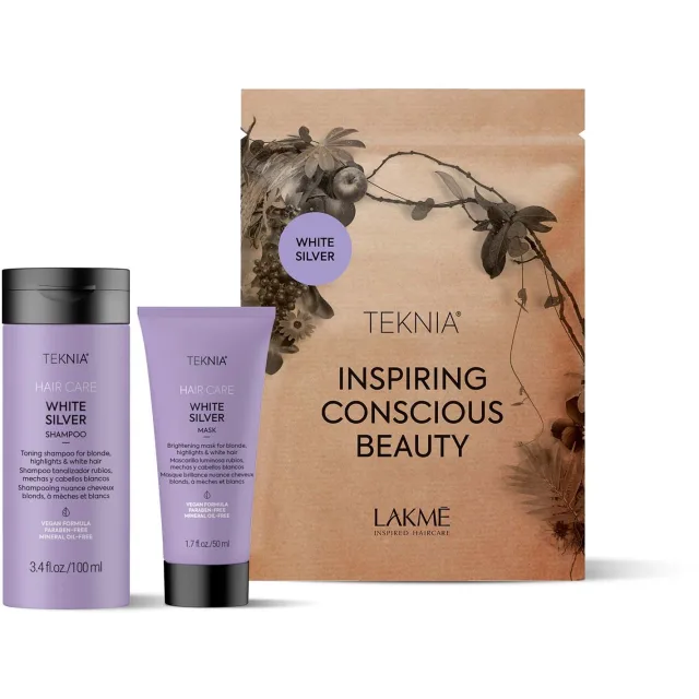 Lakme TEKNIA White Silver Travel
