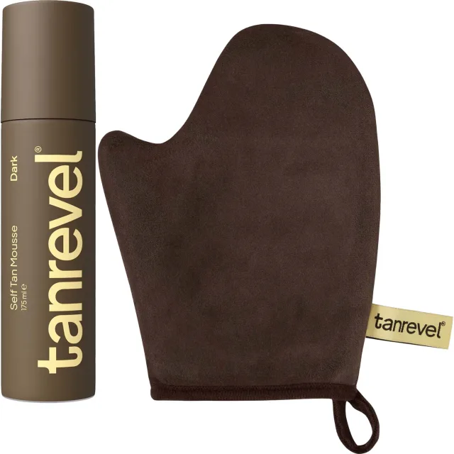Tanrevel® Self Tan Bundle Dark Mousse & Mitt