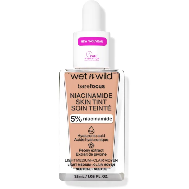 Wet n Wild Bare Focus Niacinamide Skin Tint Light Medium