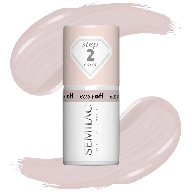 Semilac Easy Off LED Light Gel Polish Almond Milk