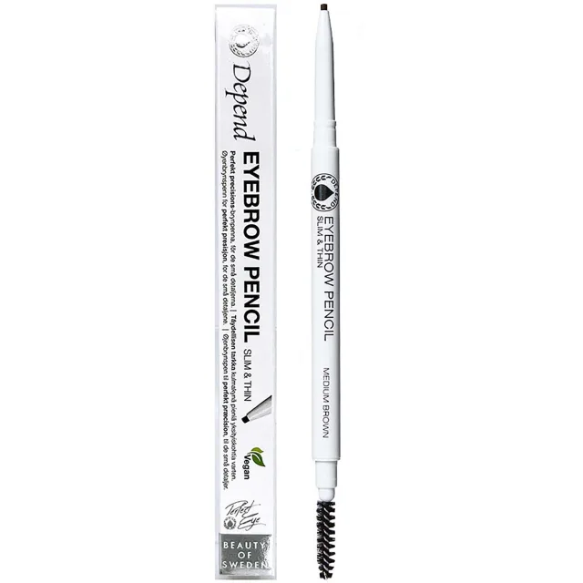Depend Perfect Eye Eyebrow Pencil Slim & Thin Medium Brown
