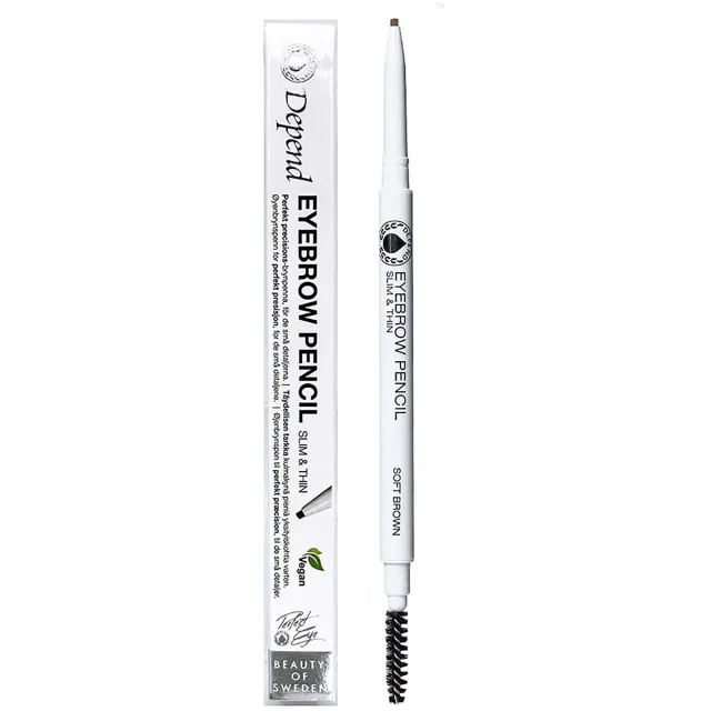Depend Perfect Eye Eyebrow Pencil Slim & Thin Soft Brown
