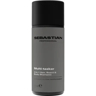 Sebastian Professional Multitasker for Men 3-in-1 Hair, Beard and Body Shampoo