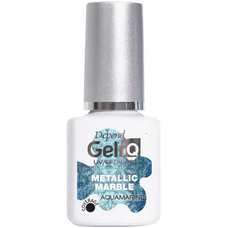 Depend Gel iQ Effects Metallic Marble Aquamarine