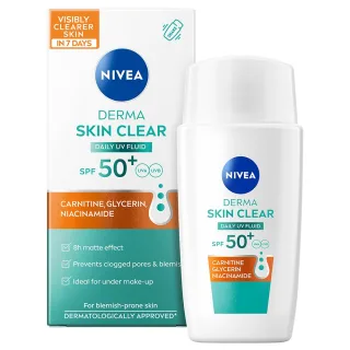 Nivea Derma Skin Clear Daily UV Fluid SPF 50+