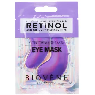 Biovène RETINOL Signs-of-Aging Eye Pad Mask with Peptides and Hyaluronic Acid