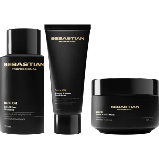 Sebastian Professional DarkOil Bundle Smooth and Shine Shampoo & Conditioner & Mask