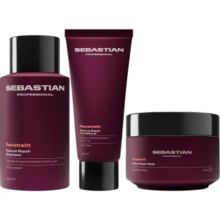 Sebastian Professional Penetraitt Bundle Rescue Repair Shampoo & Conditioner & Mask