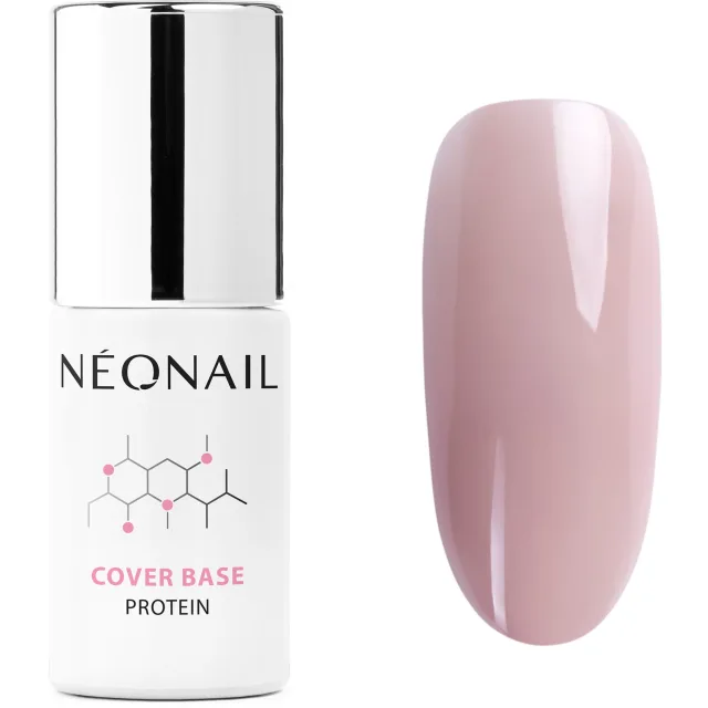 Neonail UV Gel Polish Cover Base Protein Soft Nude
