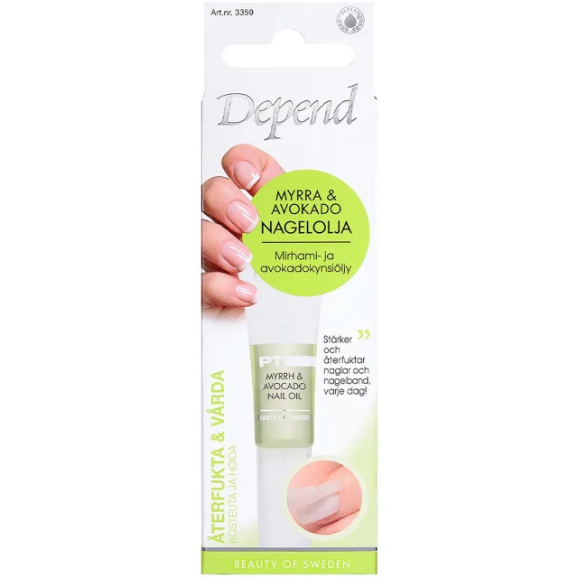 Depend Myrra & Avokado Nagelolja tub