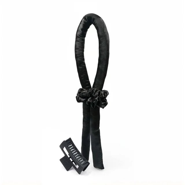 Yuaia Haircare Heatless Curls Kit, Satin Black