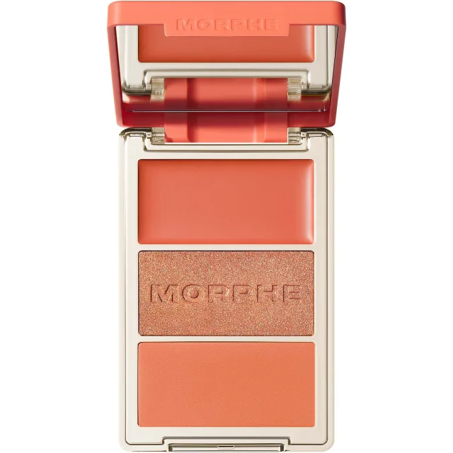 Morphe Cheek Thrills Multi-Finish Face Trio Poolside Spritz