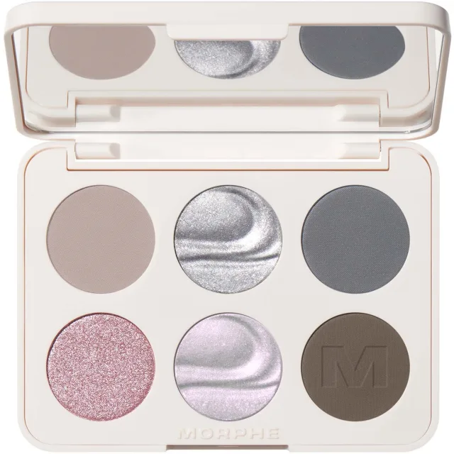 Morphe 6-Pan Eyeshadow Palette Cyber Chrome