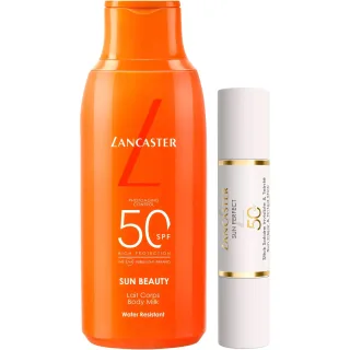 Lancaster Sun Perfect Beauty SPF50 Bundle Body Milk & Clear & Tinted Duo Stick