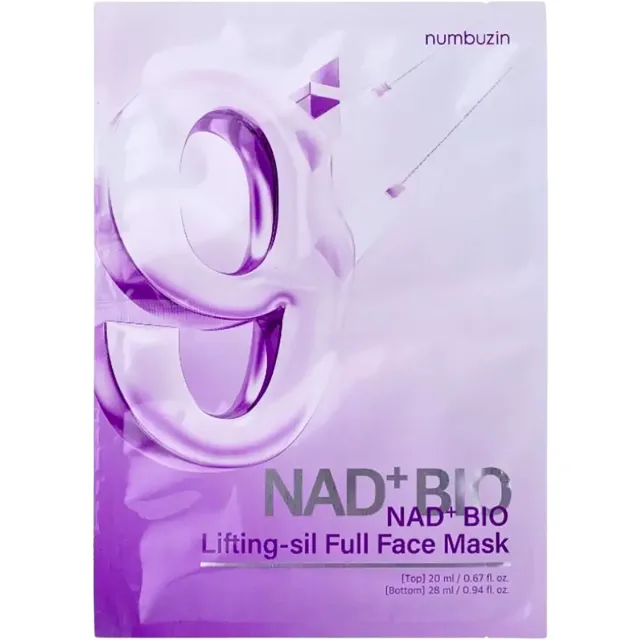 numbuzin No.9 NAD+ Bio Lifting-Sil Full Face Pack Sheet