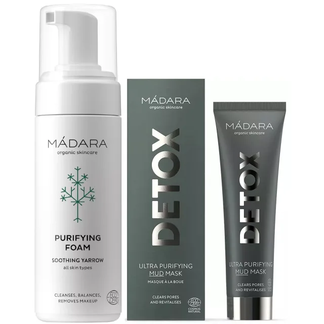 Mádara Bundle Ultra Purifying MUD Mask & Purifying Foam