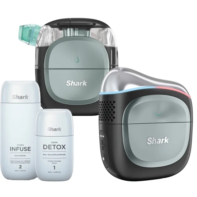 Shark Beauty FacialProGlo + Depuffi Warm Black