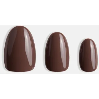 Duff Beauty Instant Pro Press-On Manicure Espresso Short Almond