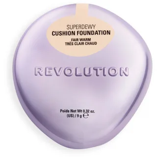 Revolution Beauty London Superdewy Cushion Foundation Fair Warm