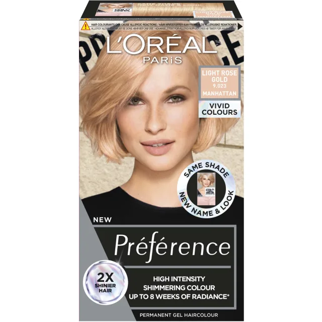 L'Oréal Paris Préférence Vivids Light Rose Gold