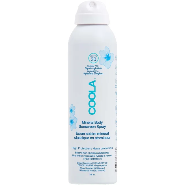 Coola Zinc Oxide Sunscreen Spray SPF 30 Fagrance-Free