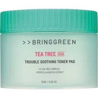Bringgreen Tea Tree Cica Trouble Soothing Toner Pad