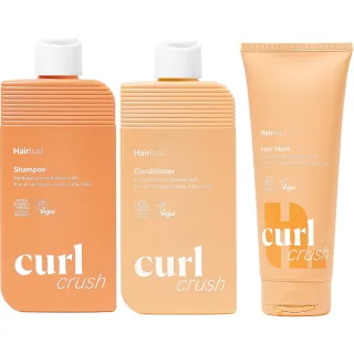 Hairlust Curl Crush Bundle Shampoo & Conditioner & Hair Mask
