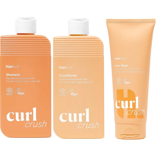 Hairlust Curl Crush Bundle Shampoo & Conditioner & Hair Mask
