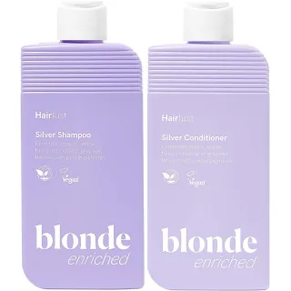 Hairlust Enriched Blonde Bundle Silver Shampoo & Conditioner