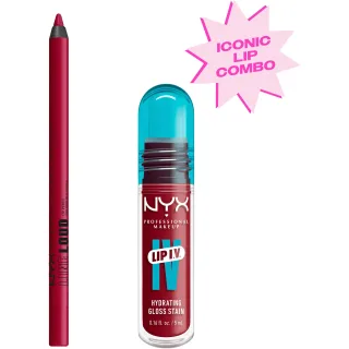 NYX Professional Makeup Stain & Shine Duo Lip Combo
