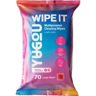 Yugou WIPE IT Multipurpose Cleaning Wipes Lush Linen