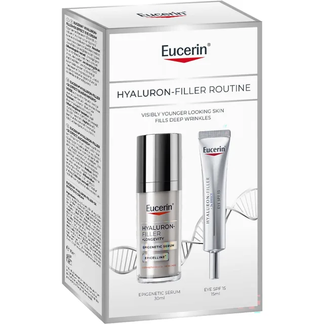 Eucerin Hyaluron-Filler +Longevity Serum + Eye Creme Gift Set