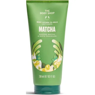 The Body Shop Matcha Whipped Matcha & White Chocolate Body Lotion-to- Milk