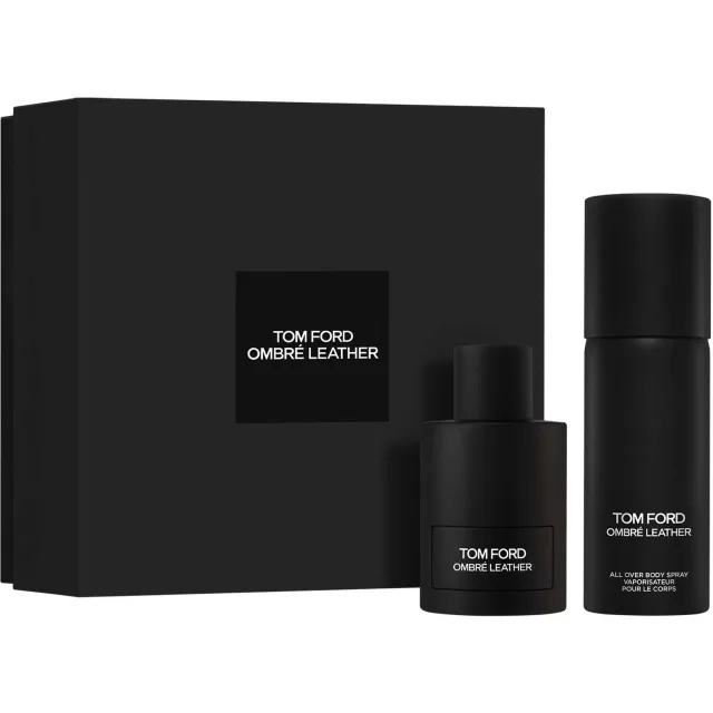 Tom Ford Ombre Leather Set with All Over Body Spray