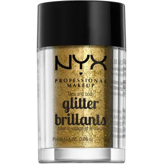 NYX Professional Makeup Face & Body Glitter Gold