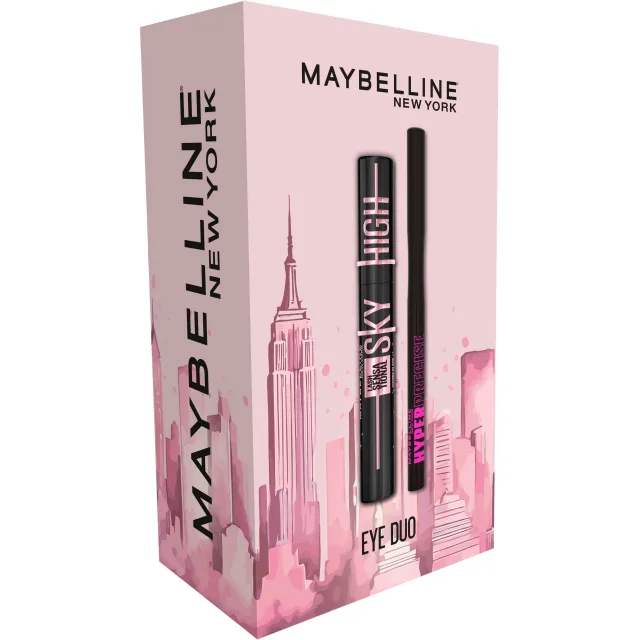 Maybelline New York Eye Duo Gift Box - Mascara + Eyeliner