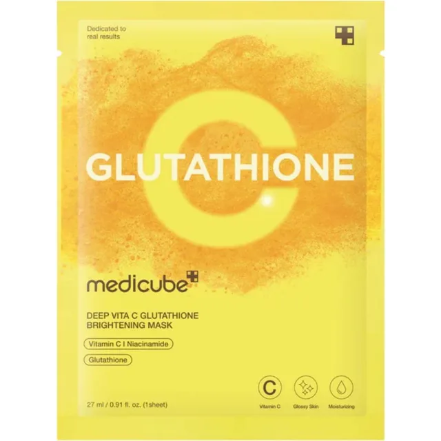 Medicube Deep Vita C Glutathione Brightening Mask