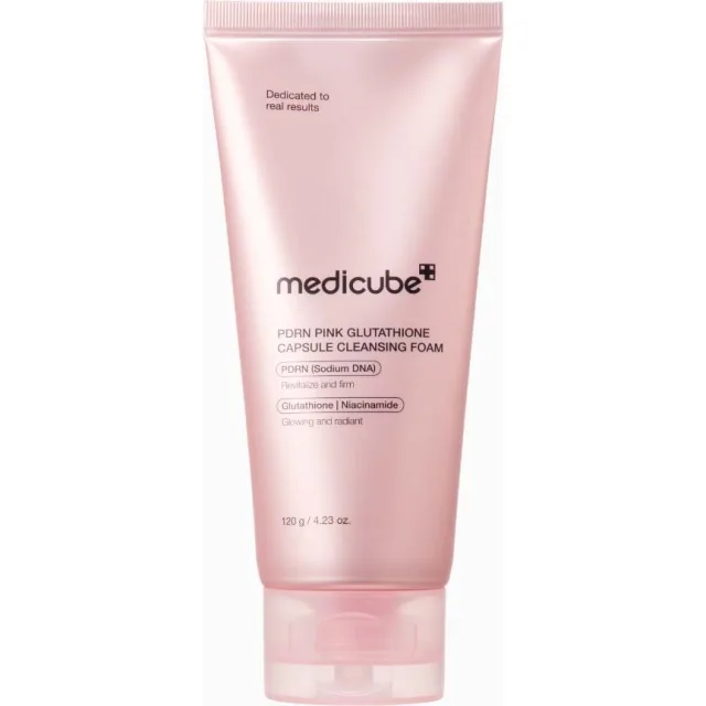 Medicube PDRN Pink Glutathione Capsule Cleansing Foam