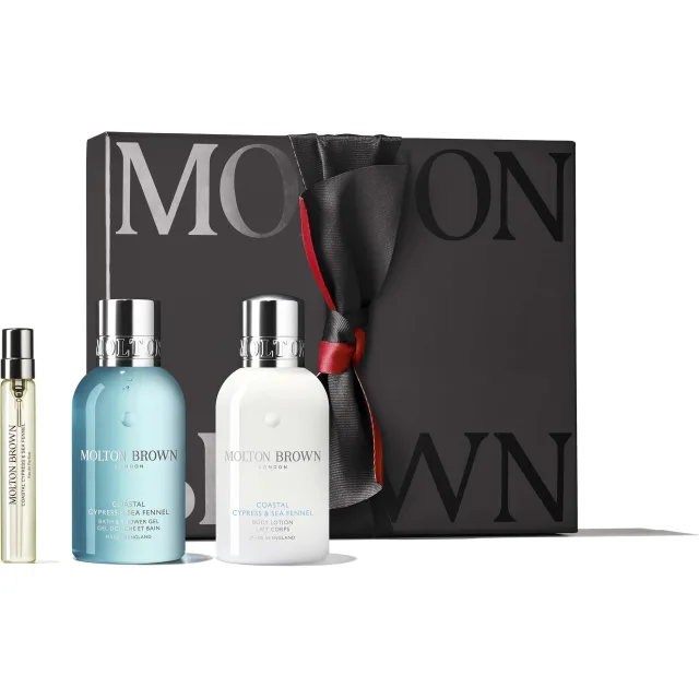 Molton Brown Gift Set Coastal Cypress & Sea Fennel Scent Layering Set