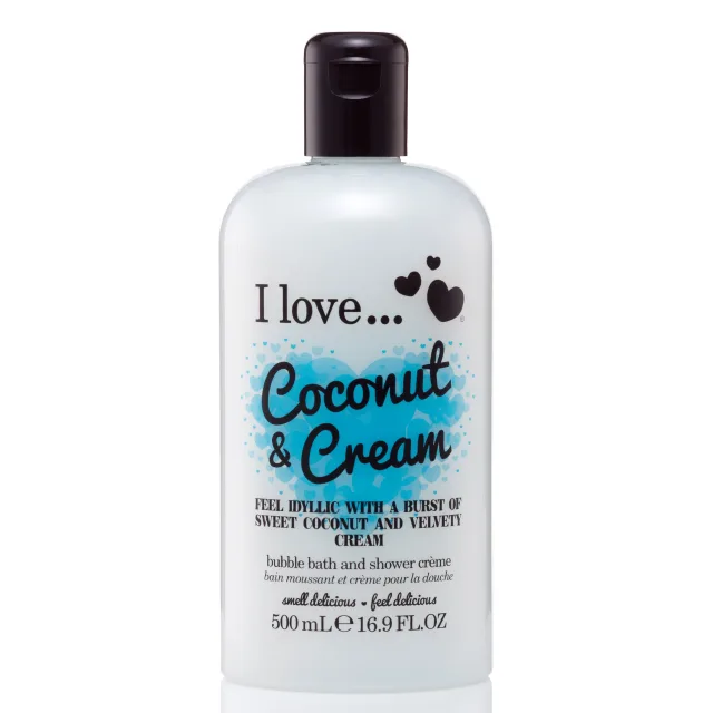 I Love... I Bubble Bath & Shower Crème I Coconut & Cream