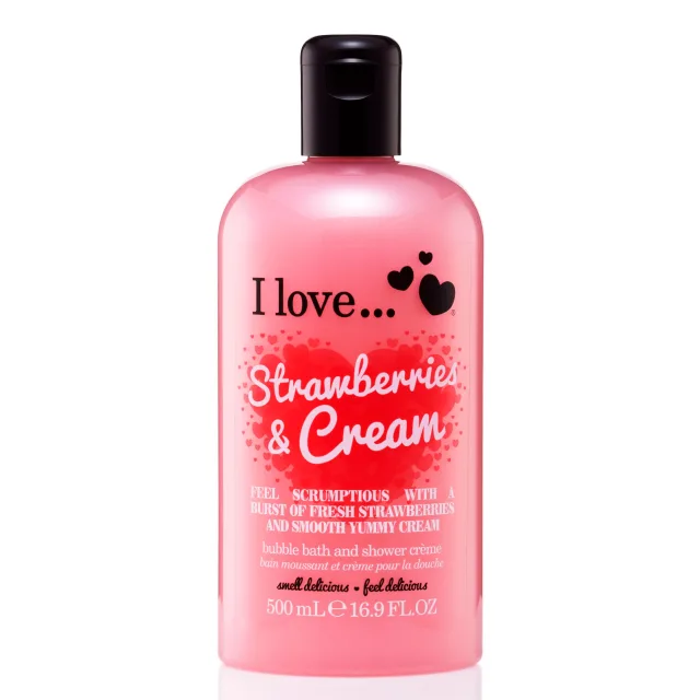 I Love... I Bubble Bath & Shower Crème I Strawberries & Cream