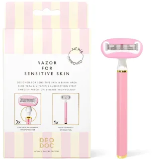 DeoDoc Intimate Shaving Razor - Pink