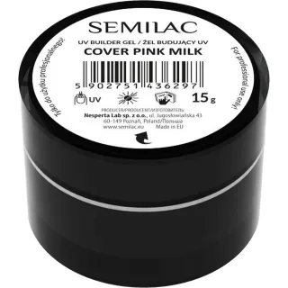 Semilac Builder Gel Cover Pink Milk