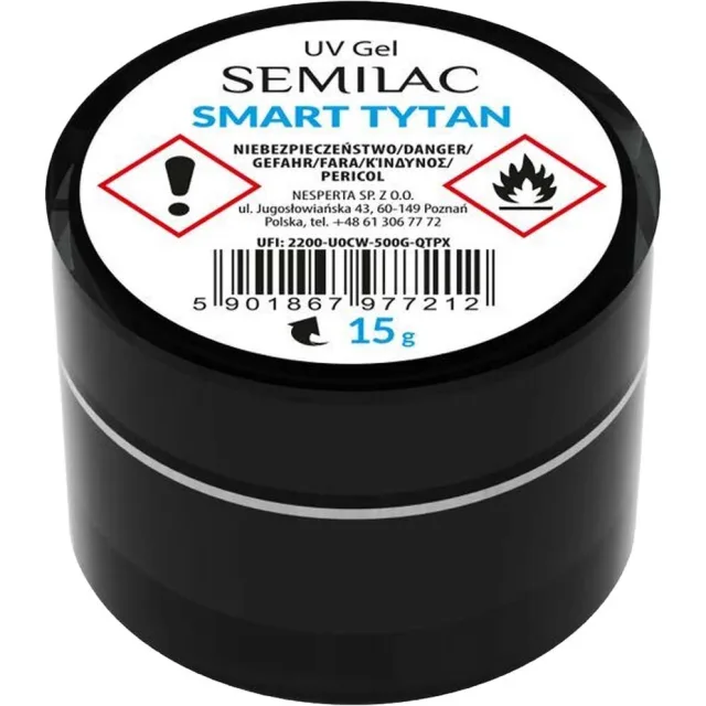 Semilac Smart Tytan Builder Gel Clear