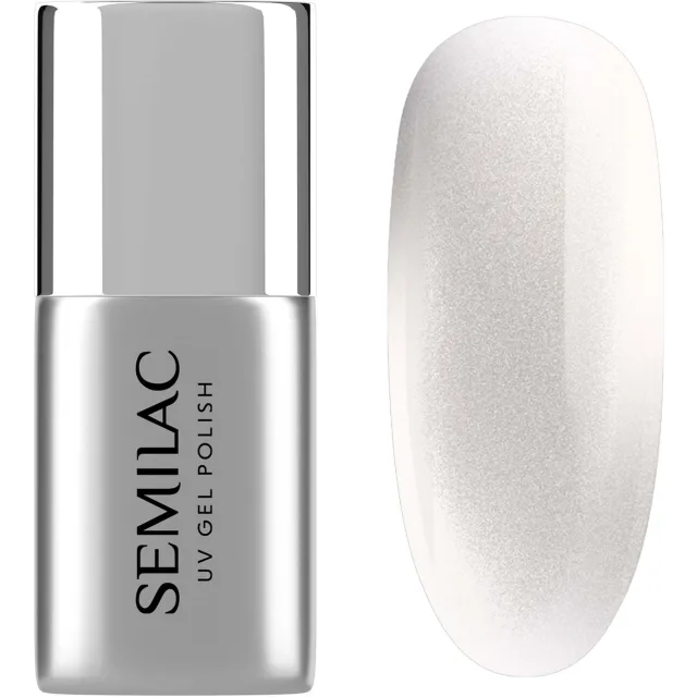 Semilac Top No Wipe Silver Gloss