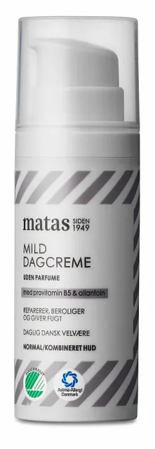 Matas Striber Mild Day Creme For Normal/Combination Skin Fragrance Free
