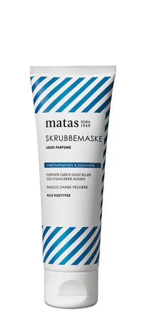 Matas Striber Scrub Mask For All Skin Types Fragrance Free