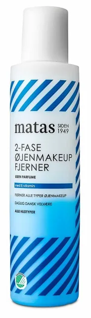 Matas Striber 2-Phase Eye Makeup Remover For All Skin Types Fragrance Free