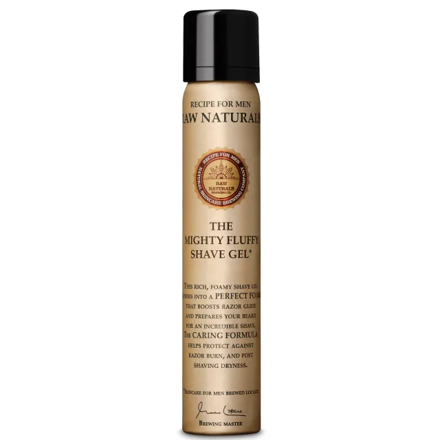 Raw Naturals Recipe For Men The Mighty Fluffy Shave Gel